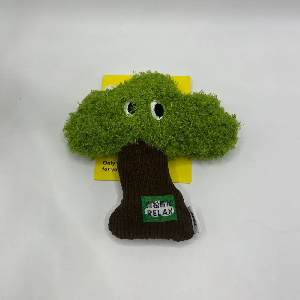 Zeze Cat Chew Toy Cute Pine Catnip Toy Soft Plush